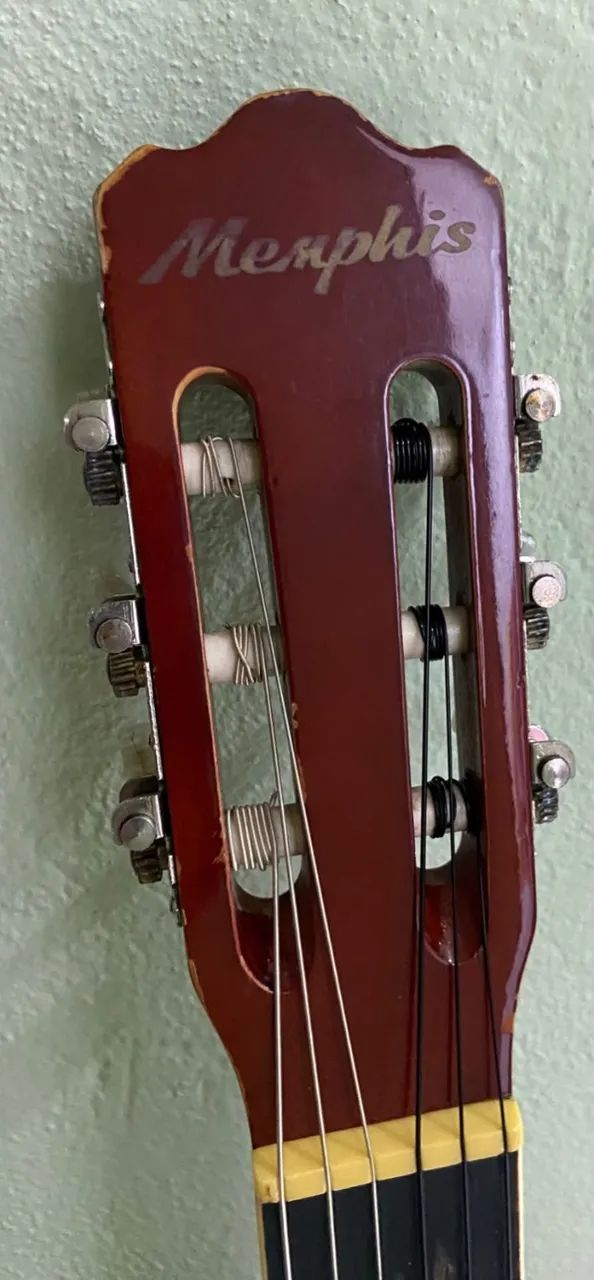 Violão Memphis com Capa - Usado e Bem Conservado - Foto 4