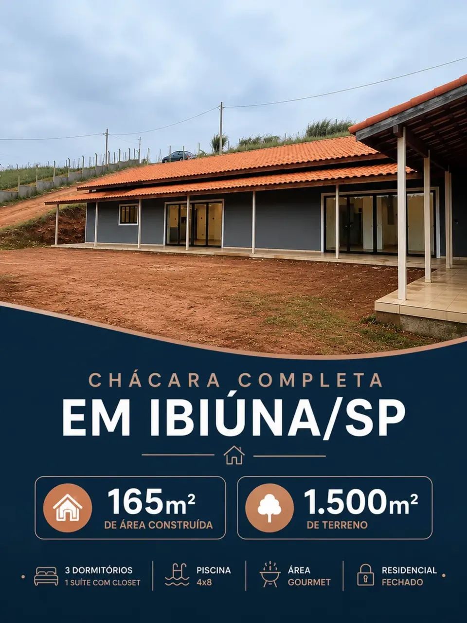CONFORTO, PRIVACIDADE E NATUREZA EM IBIÚNA