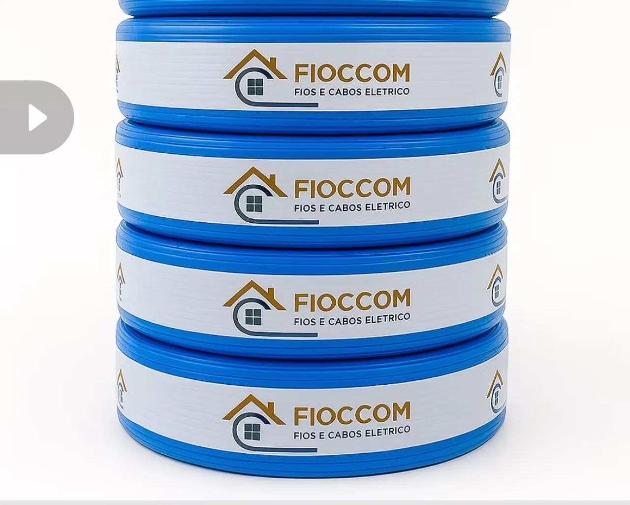 Fios de alucobre de 2,5mm com 100 metros