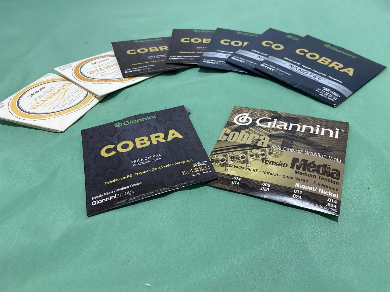 Encordoamentos para Viola Caipira (cebolão Ré)64962157878017122