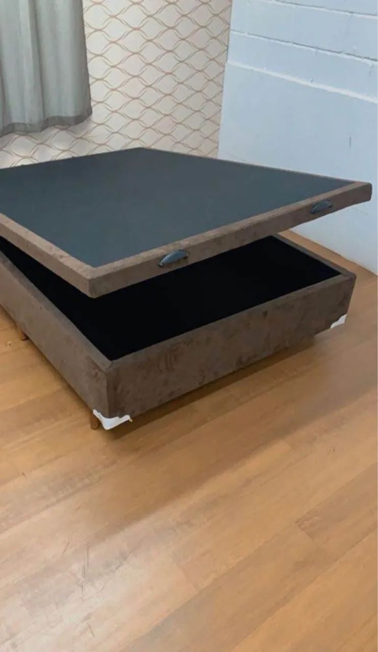 Cama de casal bau 