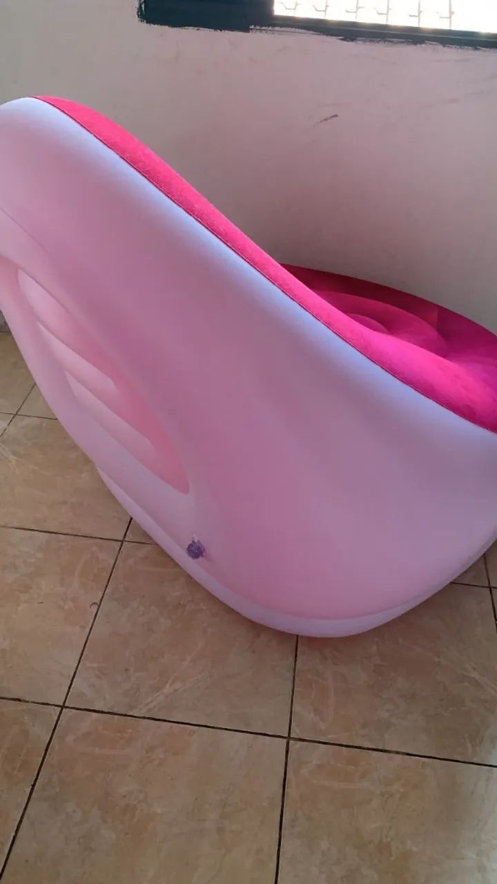 Sofá inflável veludo - Foto 2