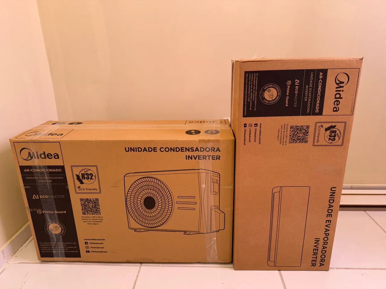 Ar condicionado Midea 9000 btus novo