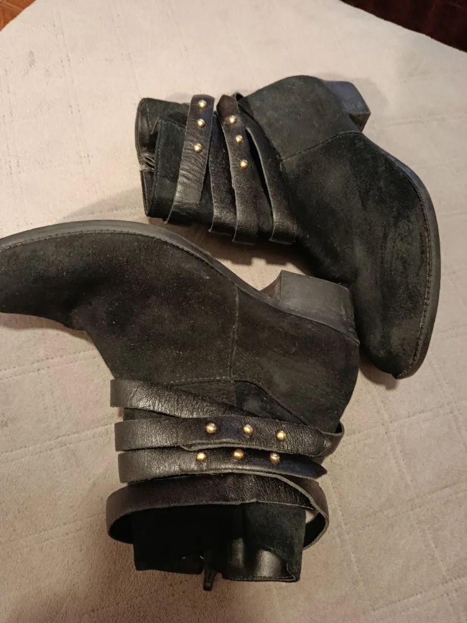 Bota preta 36 - Foto 2