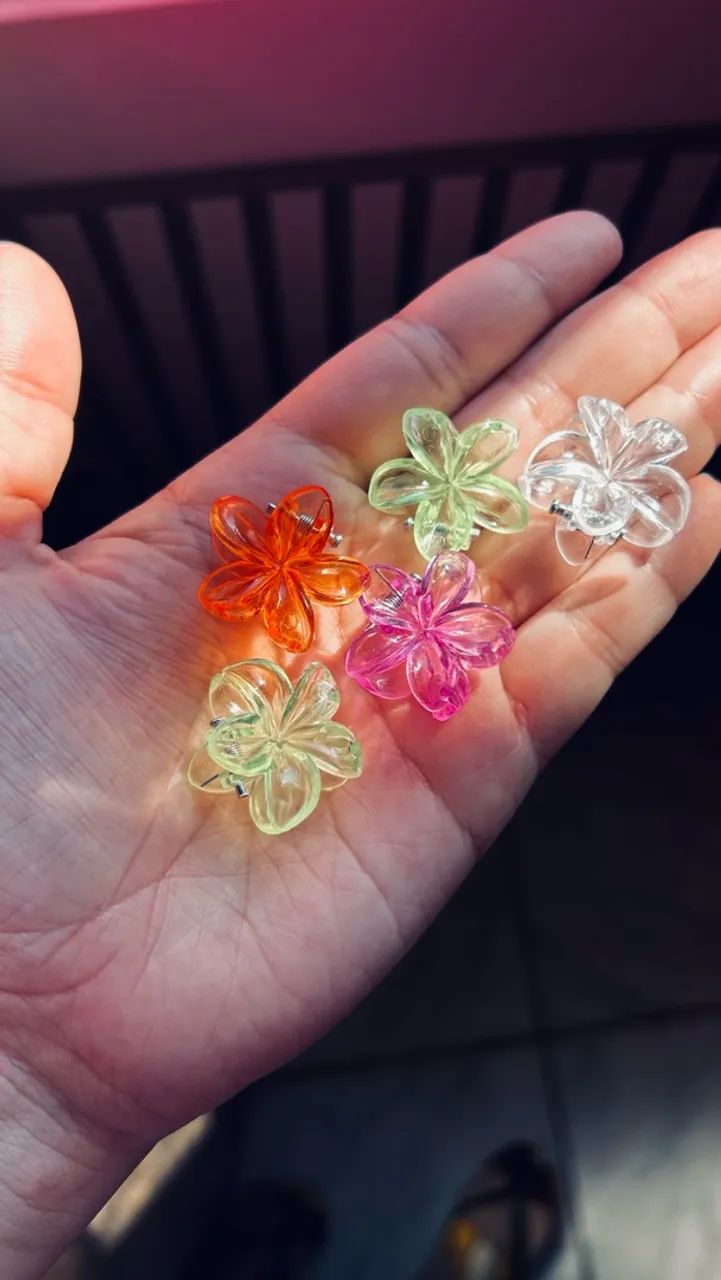 MINI PIRANHAS FLOR - Cores verão 