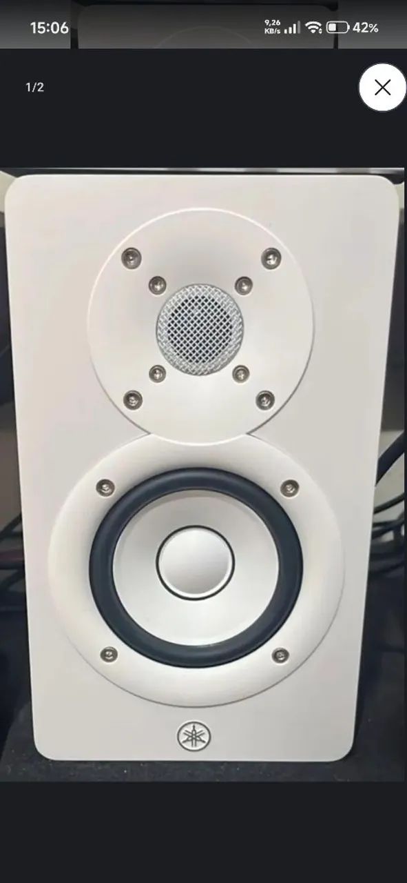 MONITOR REFERÊNCIA YAMAHA HS3 - Foto 2