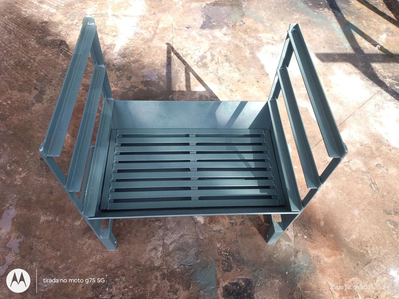 Churrasqueira de aço e grelha de inox - Foto 5