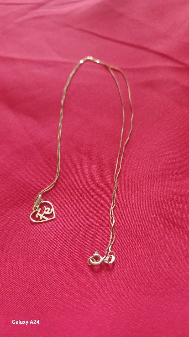 Cordão veneziano ouro 18k