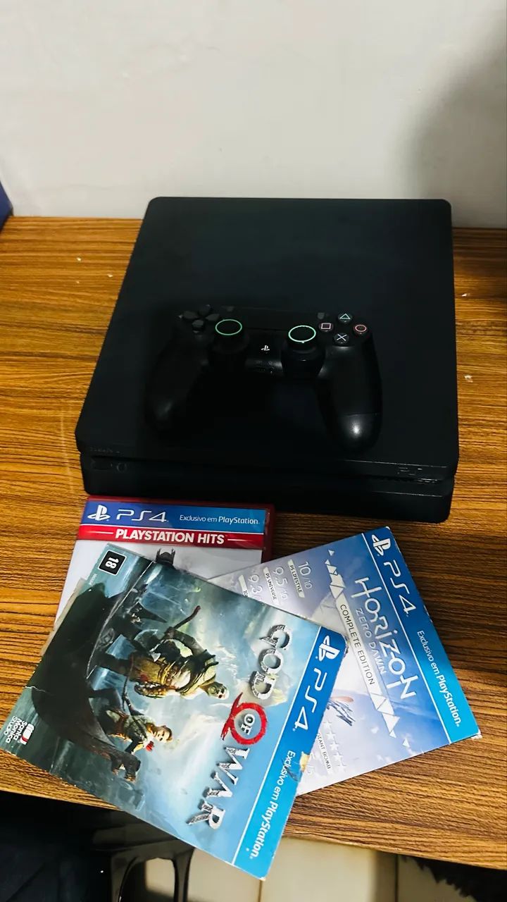 Imperdível!!!  ps4 slim  1TB  com três jogos  - Foto 2