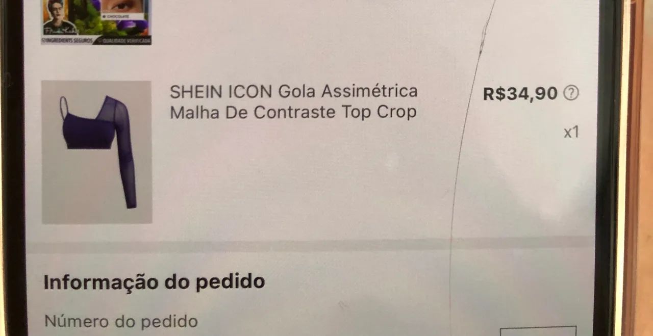 Cropped roxo - Foto 2