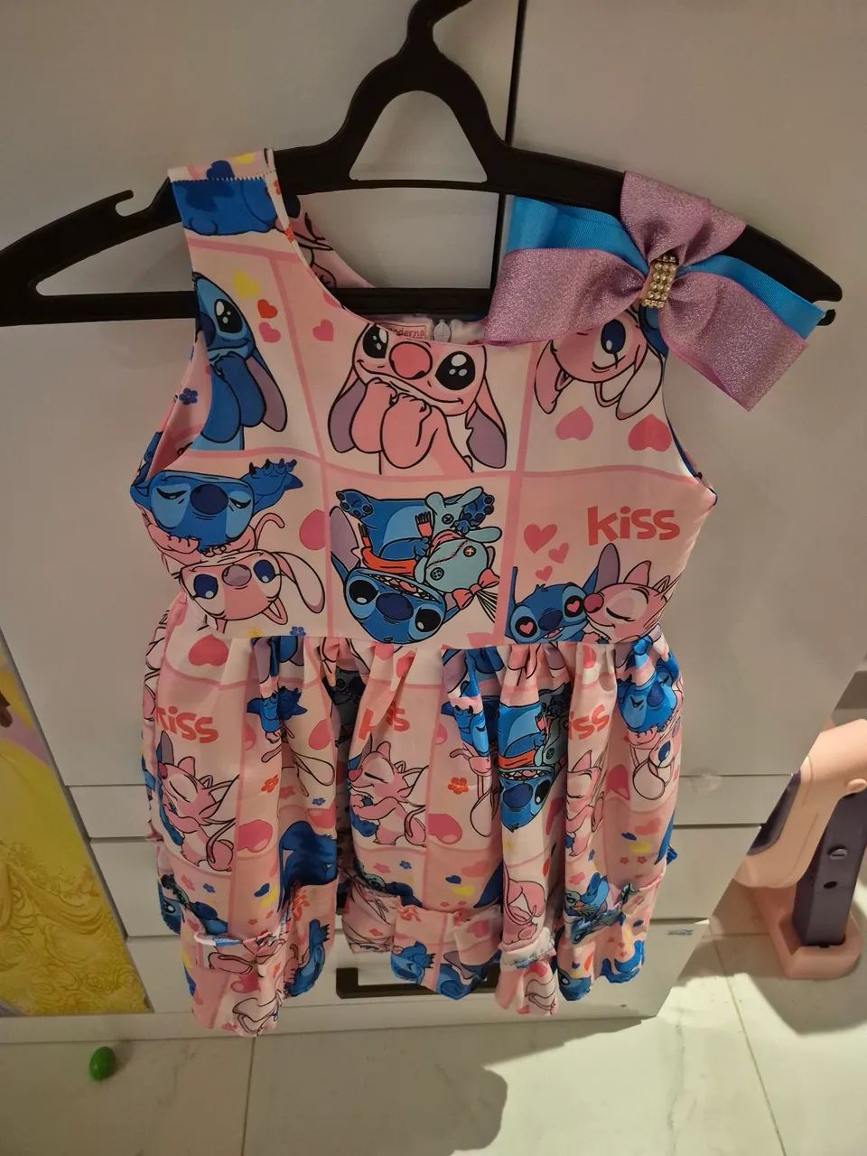 Vestido infantil do stiche
