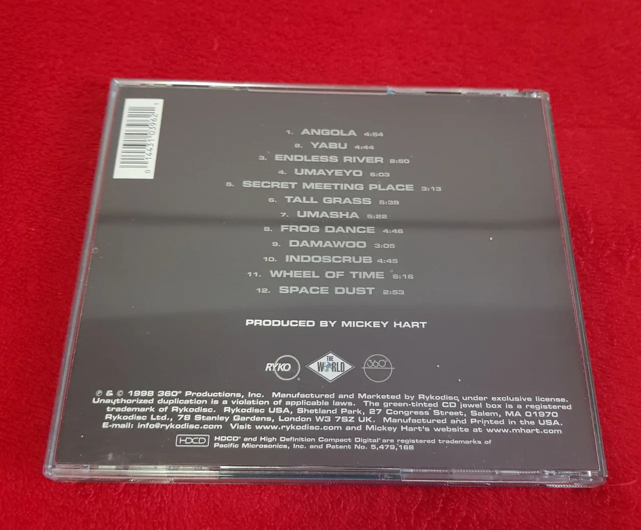 Cd duplo Mickey Hart - Planet Drum - Supralingua  - Foto 2