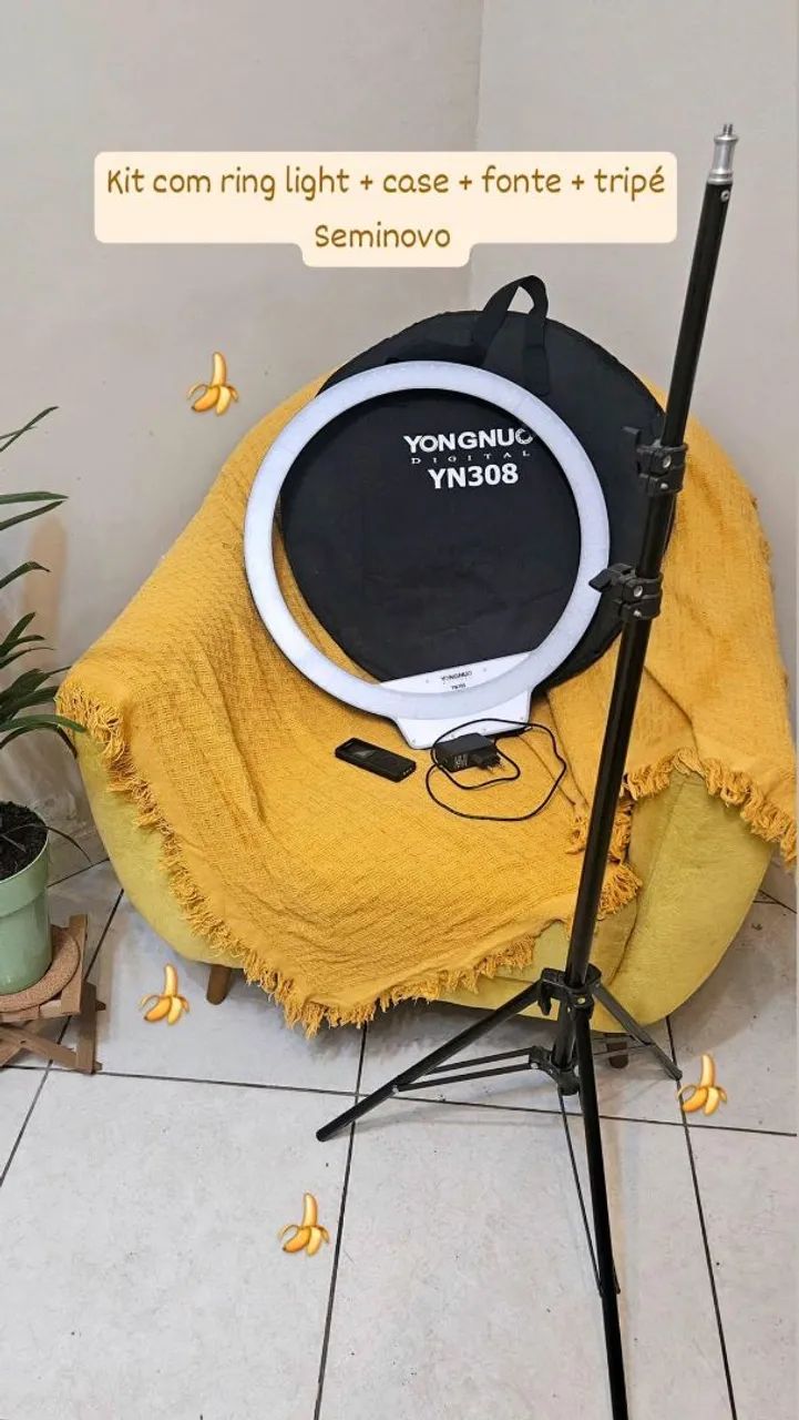 Ring Light com Tripé 