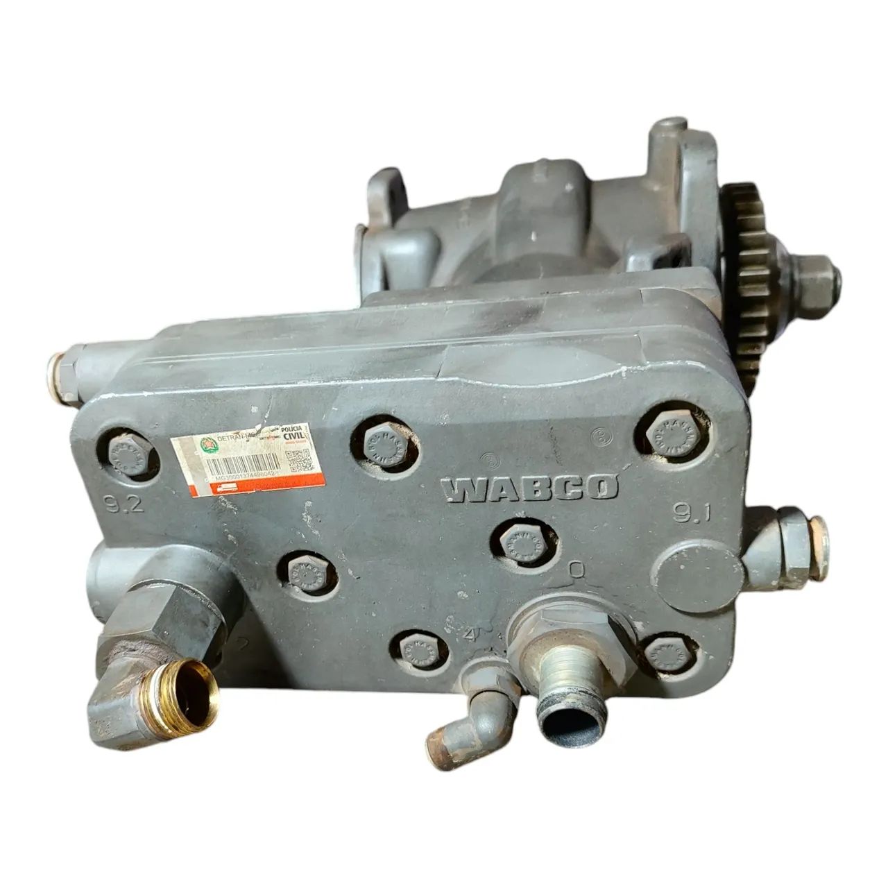 Compressor Ar Motor Ford Cargo 1719  E1195 - Foto 5