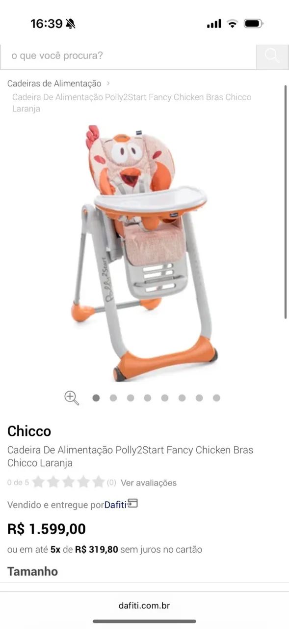 Cadeira de alimentação Chicco  - Foto 3