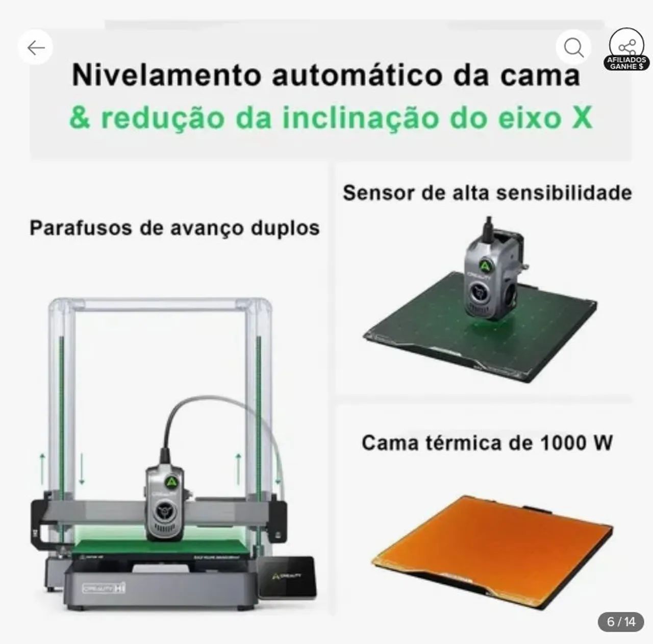 Impressora 3D cleality Hii combo - Foto 2