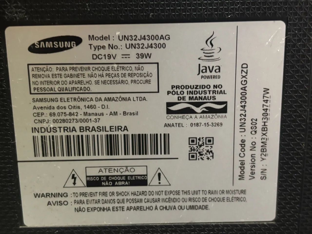 Smart TV Samsung 32 Polegadas (Modelo UN32J4300) - Ótimo Estado - Foto 3