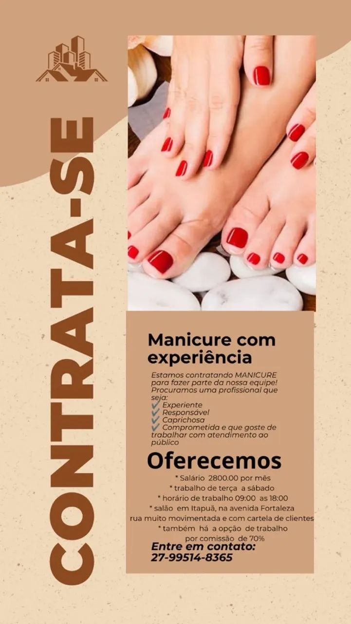 Contrata-se manicure com experiência  - Foto 5