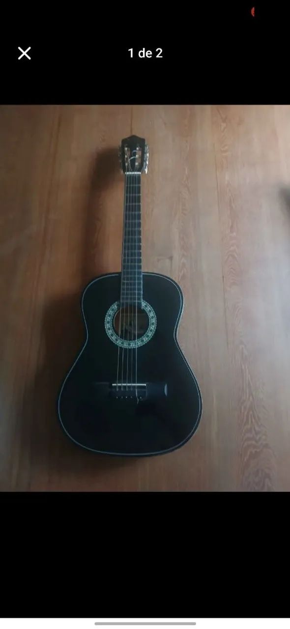 Violão alpes com capa