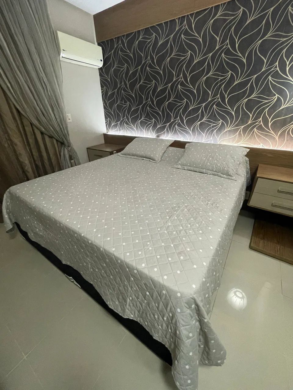 Cama Box Casal com Base tipo Baú Articulado 