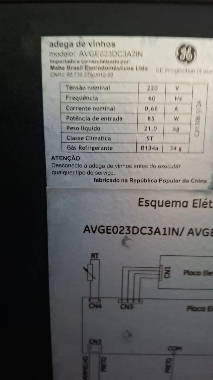 Adega GE 23 garrafas - Foto 5