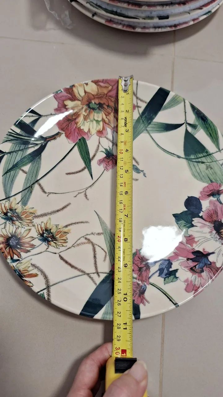 Conjunto de pratos Porto Brasil Ø27,5cm - Foto 2