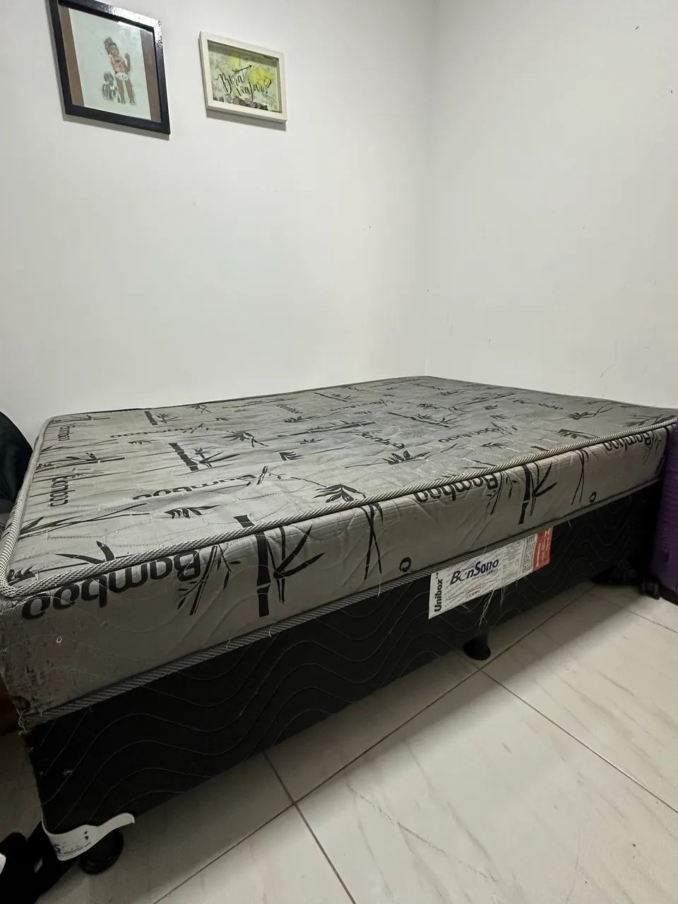 OFERTA- CAMA DE CASAL BOM SONO