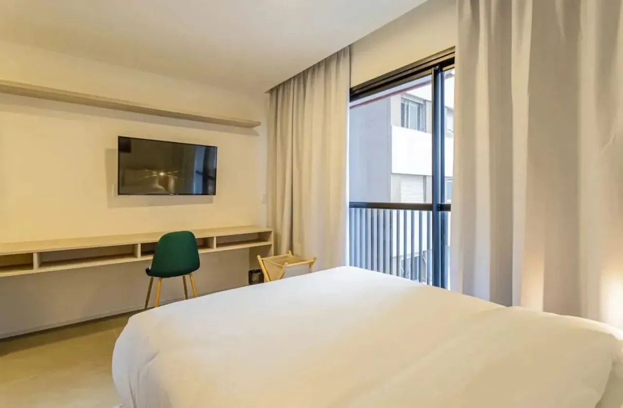 Apartamento com 1 Quarto para alugar, 24m² - Moema