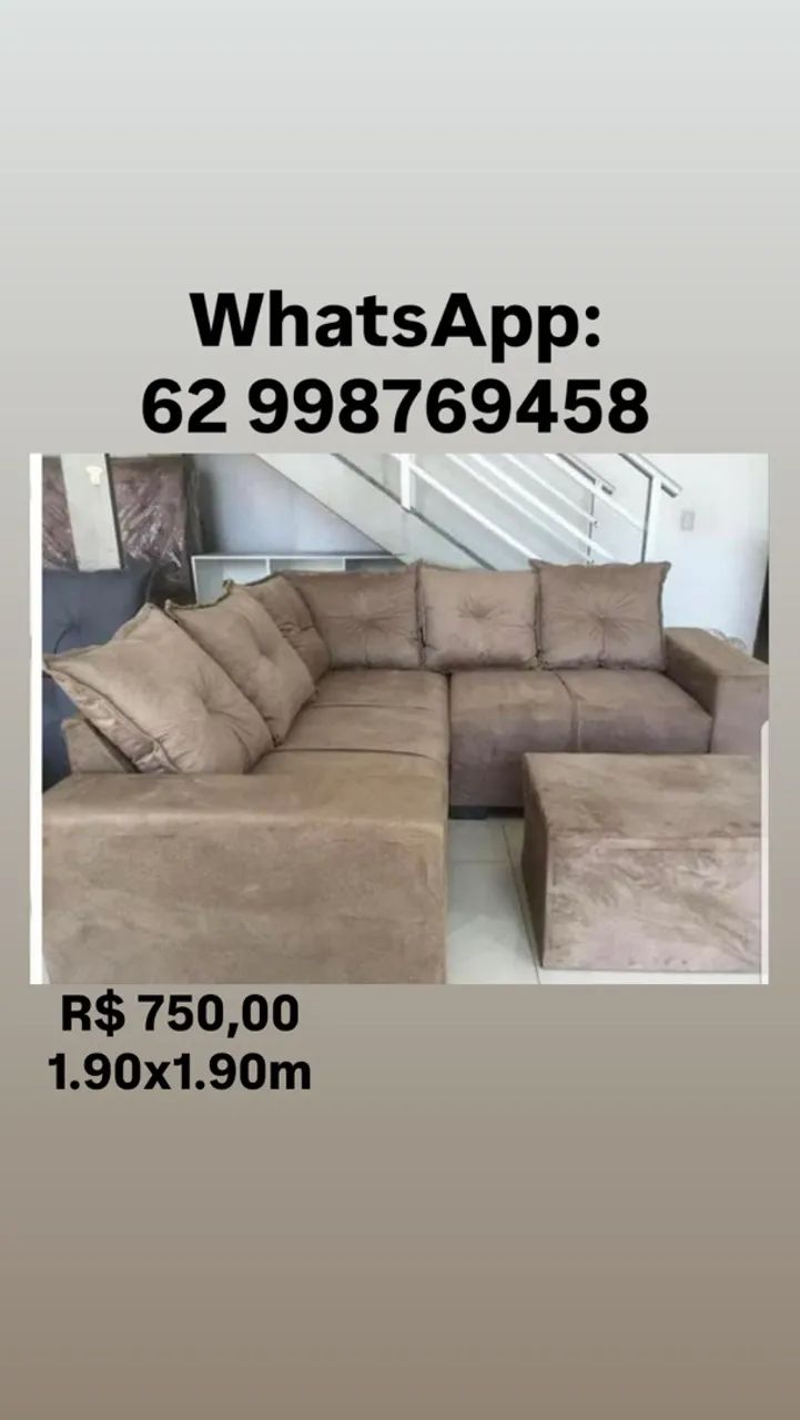 Sofá cinco lugares ///?///