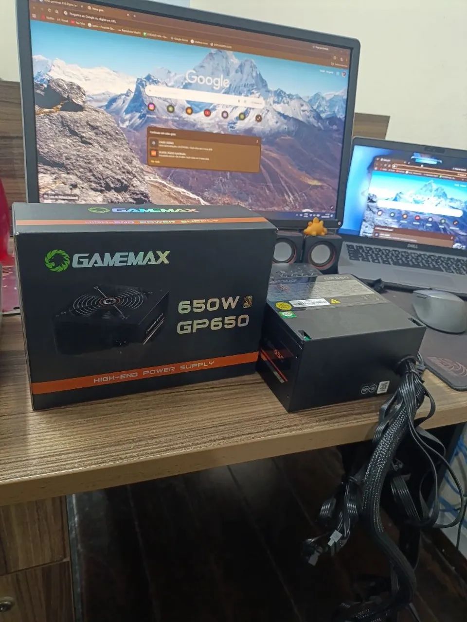 Fonte nova 650w 80plus Bronze
