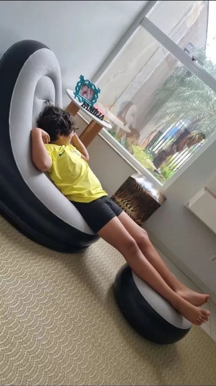 Sofá Poltrona Com Apoio Para Os Pés  - Foto 5