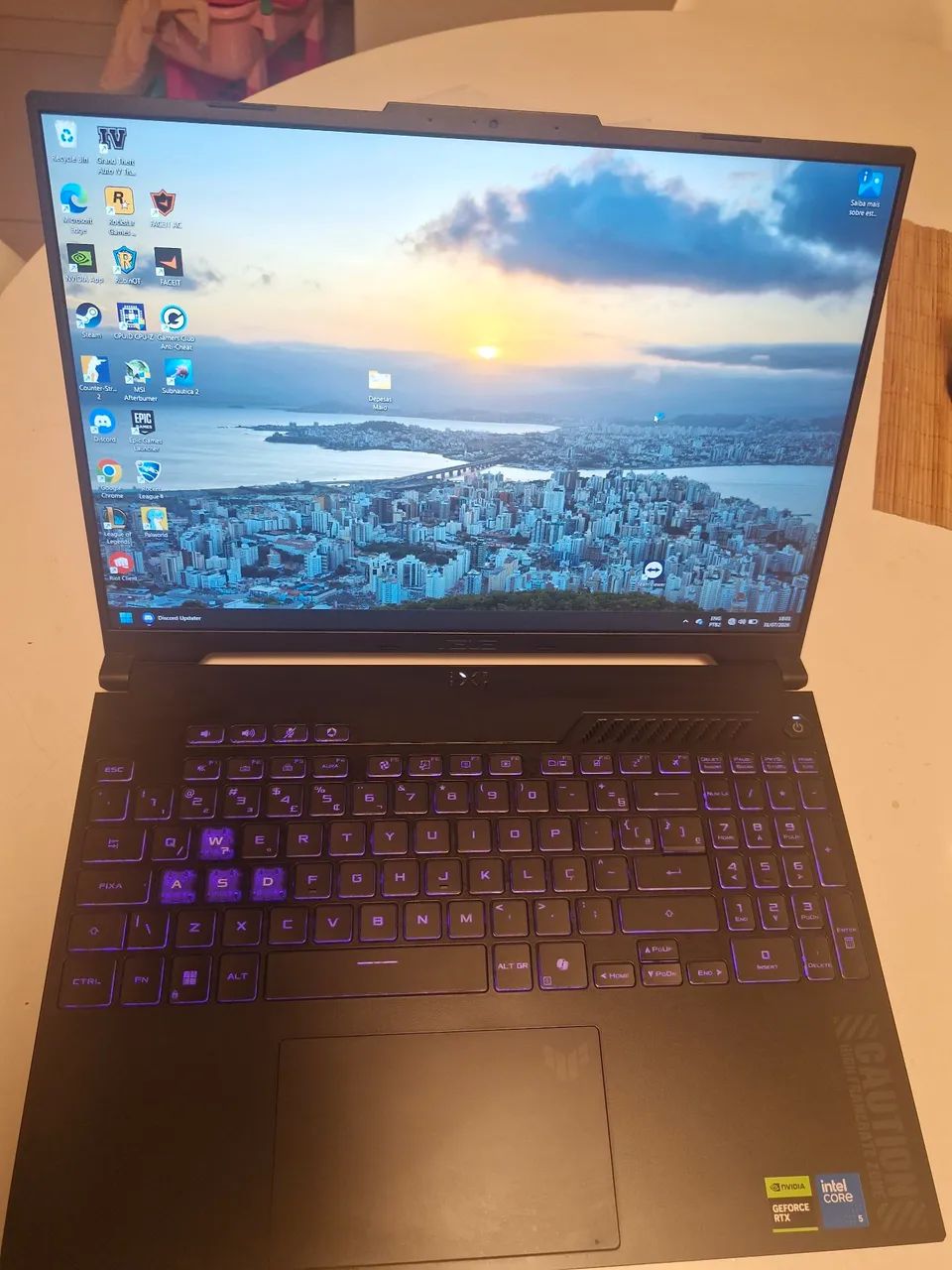 Notebook ASUS TUF F16 - RTX 3050 CORE 5 210H - Foto 2
