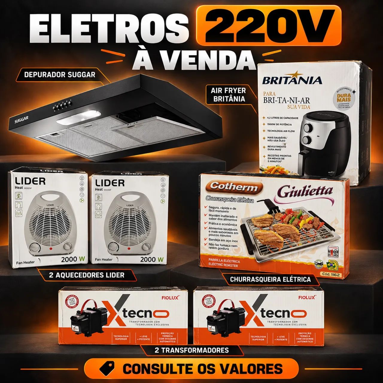 Torrando variedade de eletros 