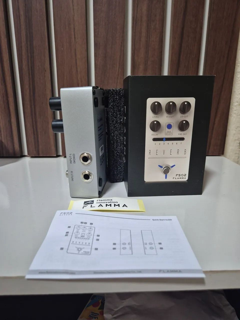 Pedal Guitarra Flamma Reverb Fs02 Cor Prateado - Equipamentos e