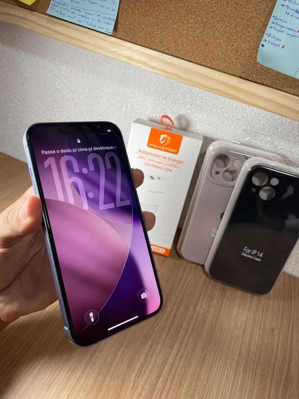 IPHONE 14 128 SEMI NOVO COM NOTA FISCAL  - Foto 3