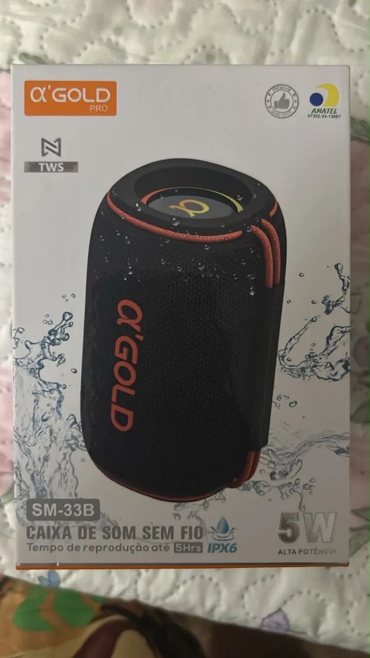 Caixinha de som 