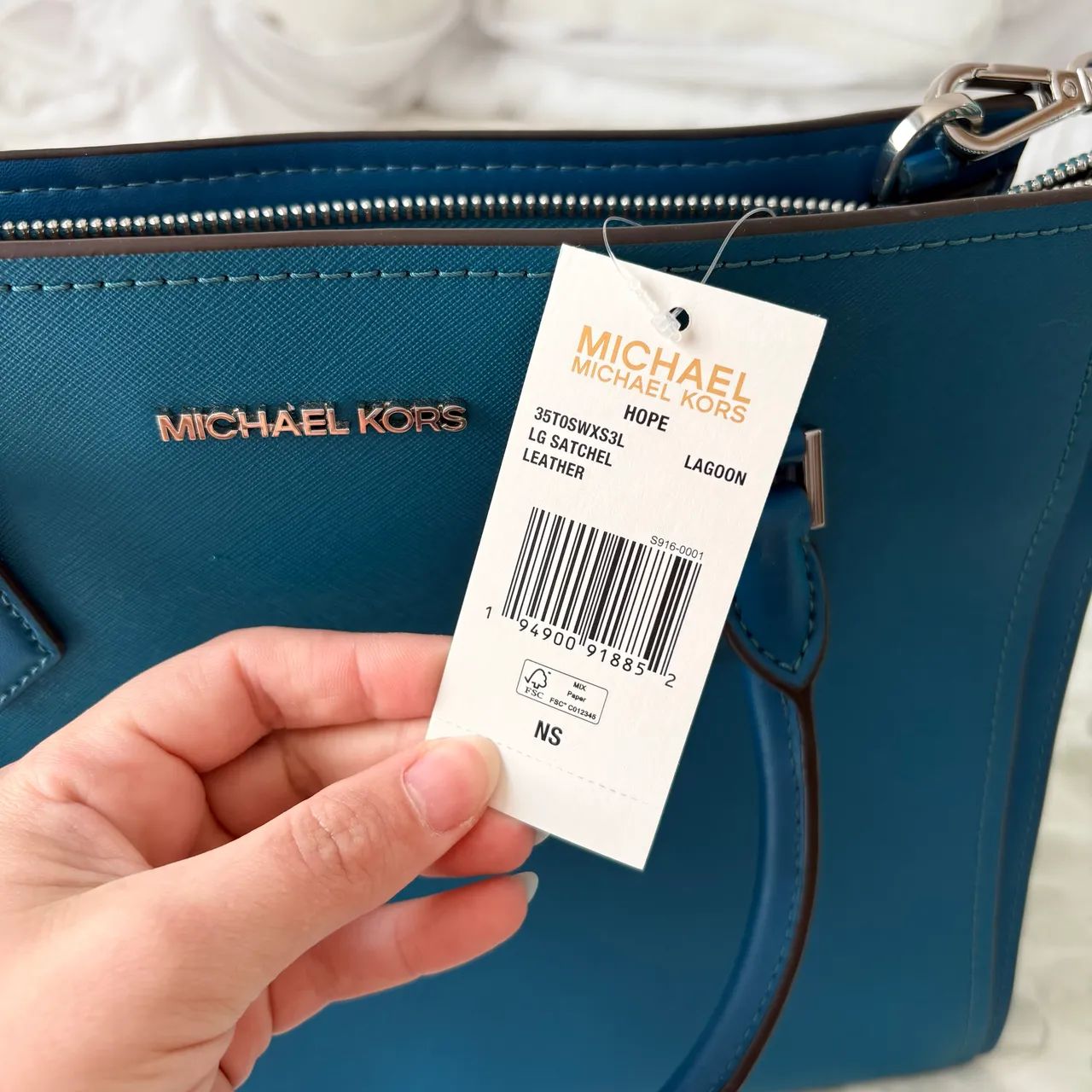 Bolsa Michael Kors Hope azul  - Foto 2