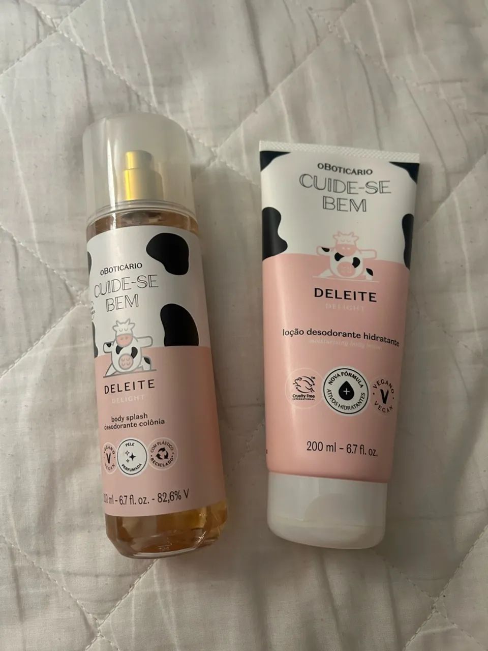 Kit O Boticário De Leite Body Splash e Creme  - Foto 3