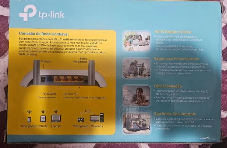 Roteador Wireless Tp-Link TL-WR840N - Foto 2
