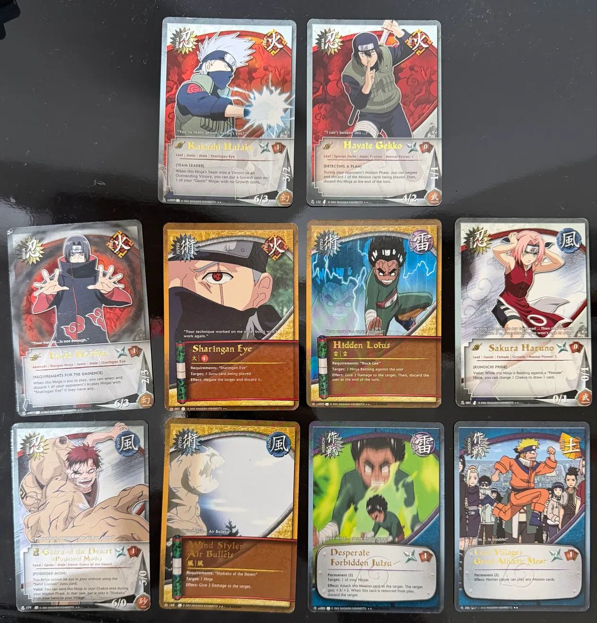 BANDAI 2002年 NARUTO TCG 13種類、２９枚 Lote TCG / CCG vintage 2002 Naruto (bandai) -106 cartas - Hobbies
