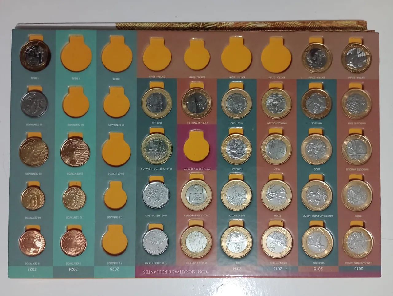 Álbum para moedas antigas de 1994 a 2025  - Foto 4