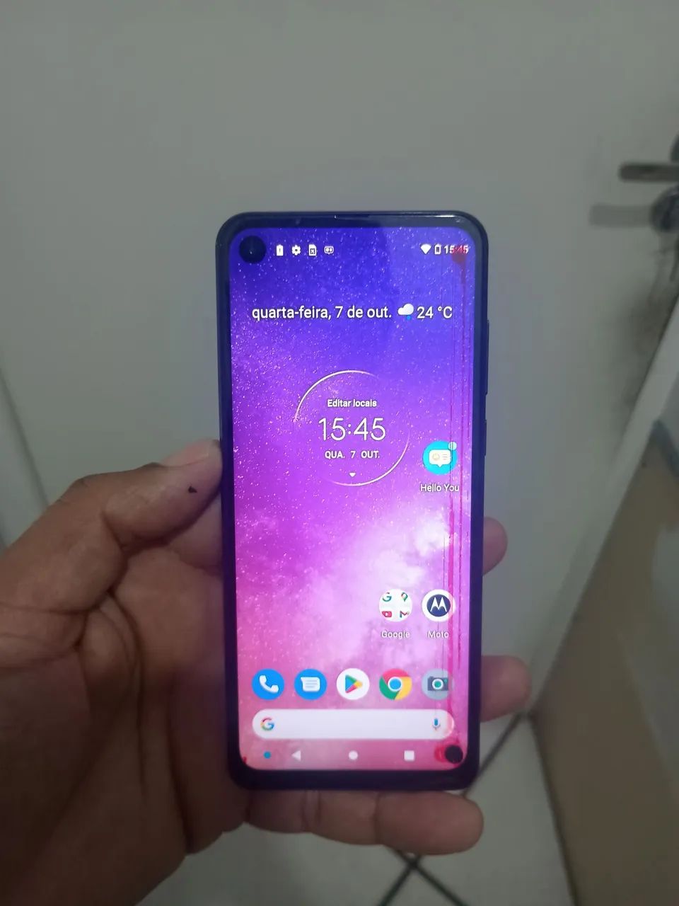 Placa Motorola one vision 128gb