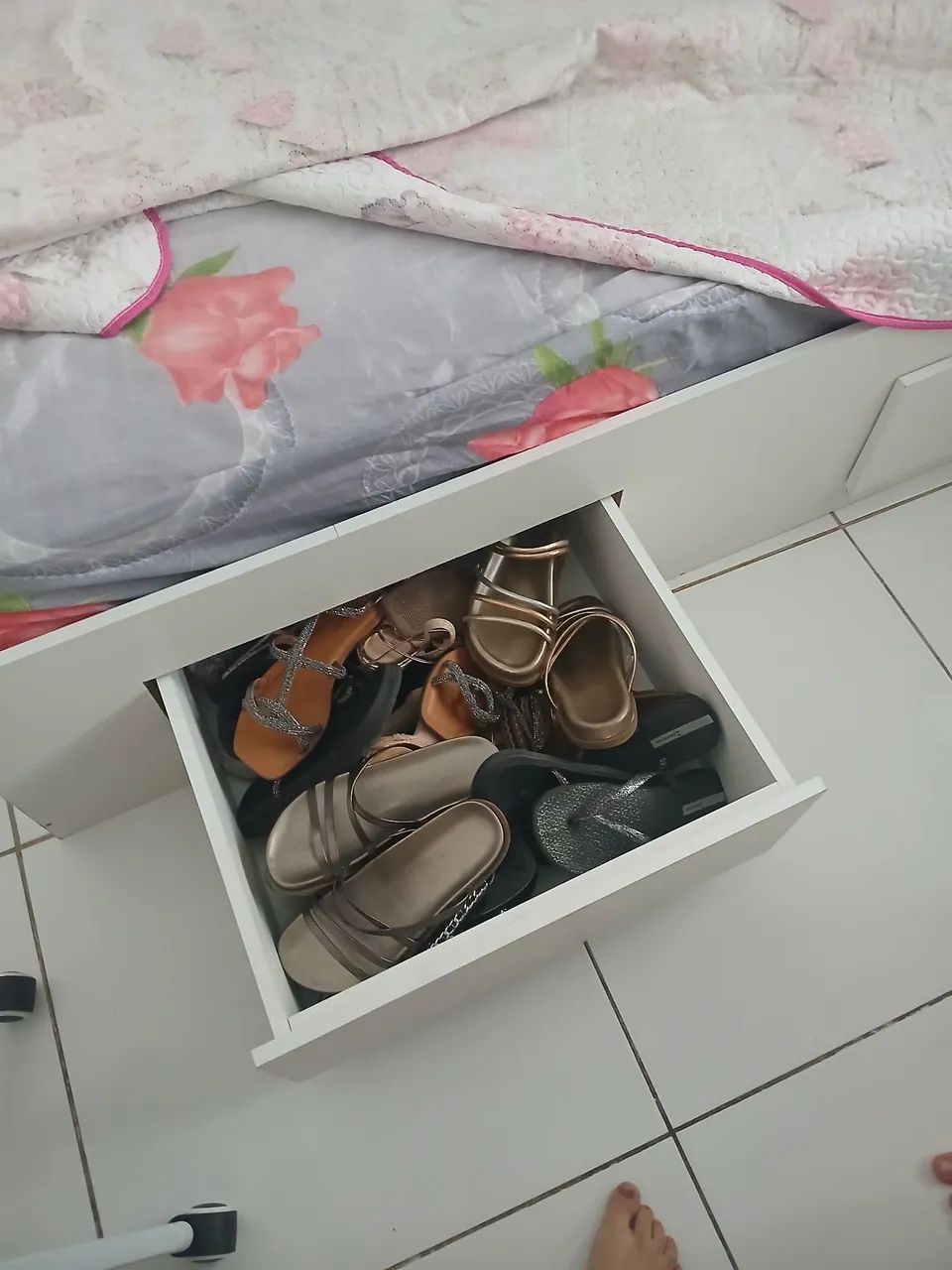Cama Branca Solteiro - Foto 4