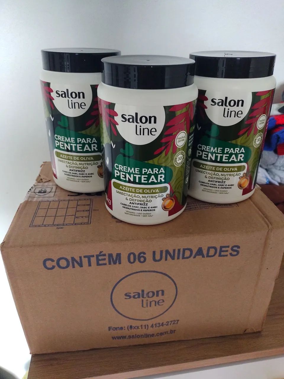 Creme para Pentear Salon Line 