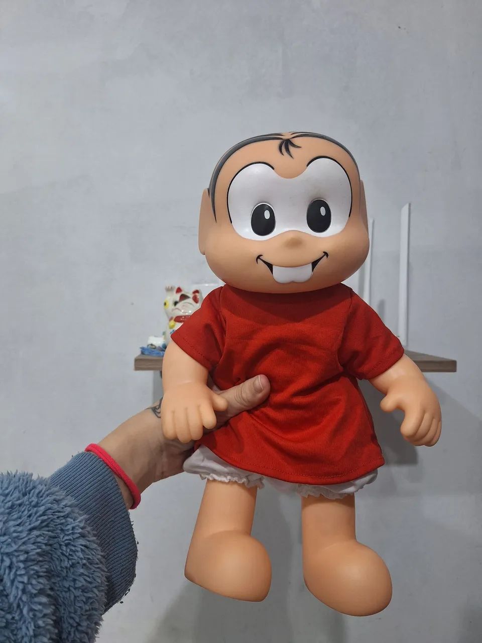 Boneca Mônica 40cm turma da Mônica 