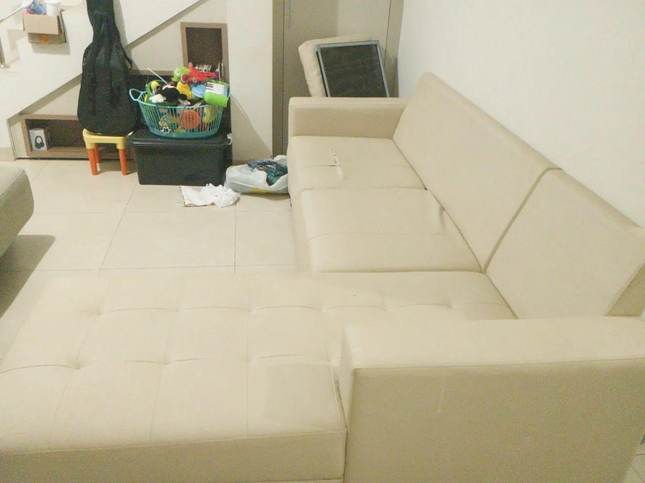 Sofá courino em L - Foto 5
