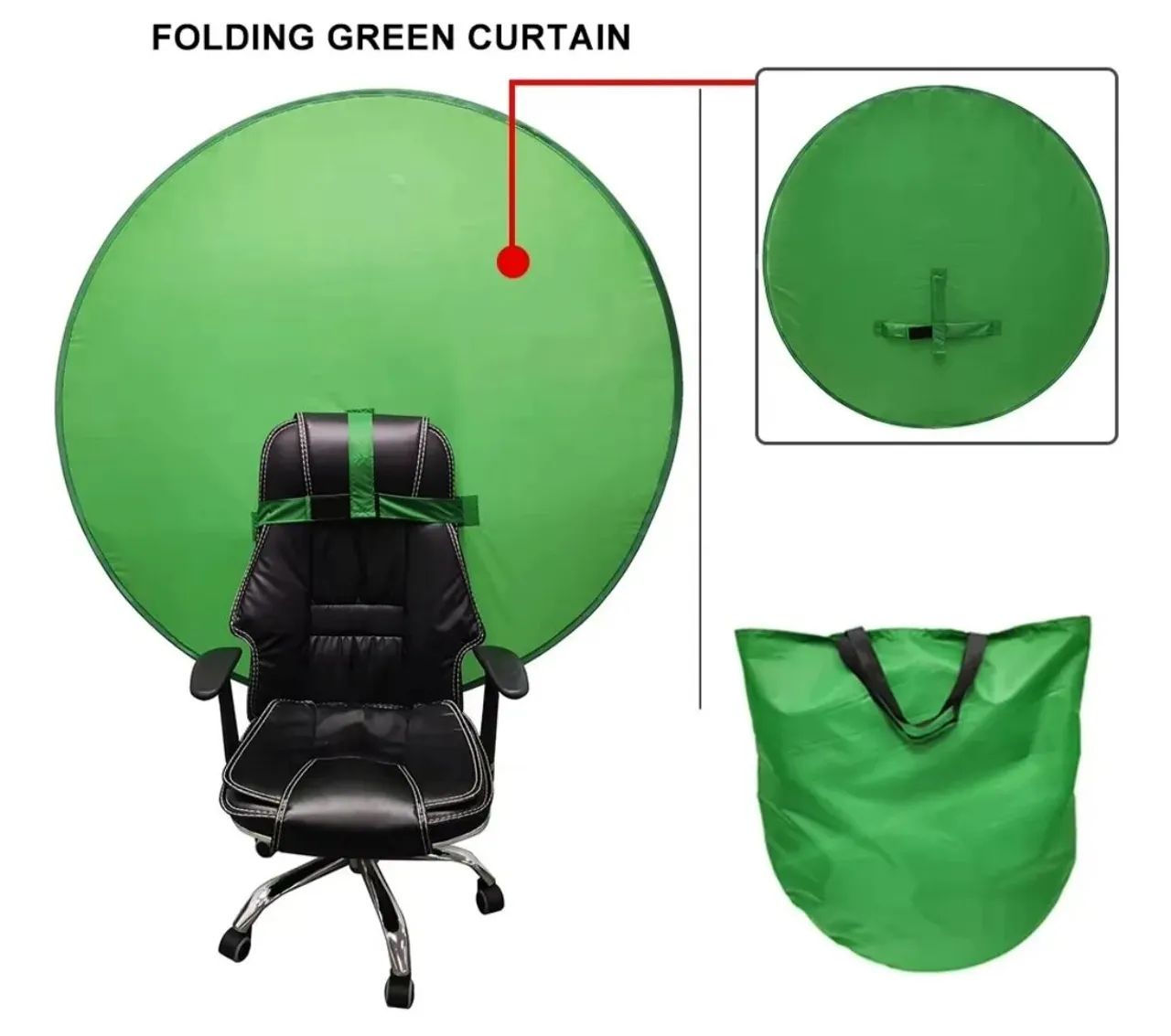 Fundo Verde Chroma Key + Bolsa Transporte  - Foto 2