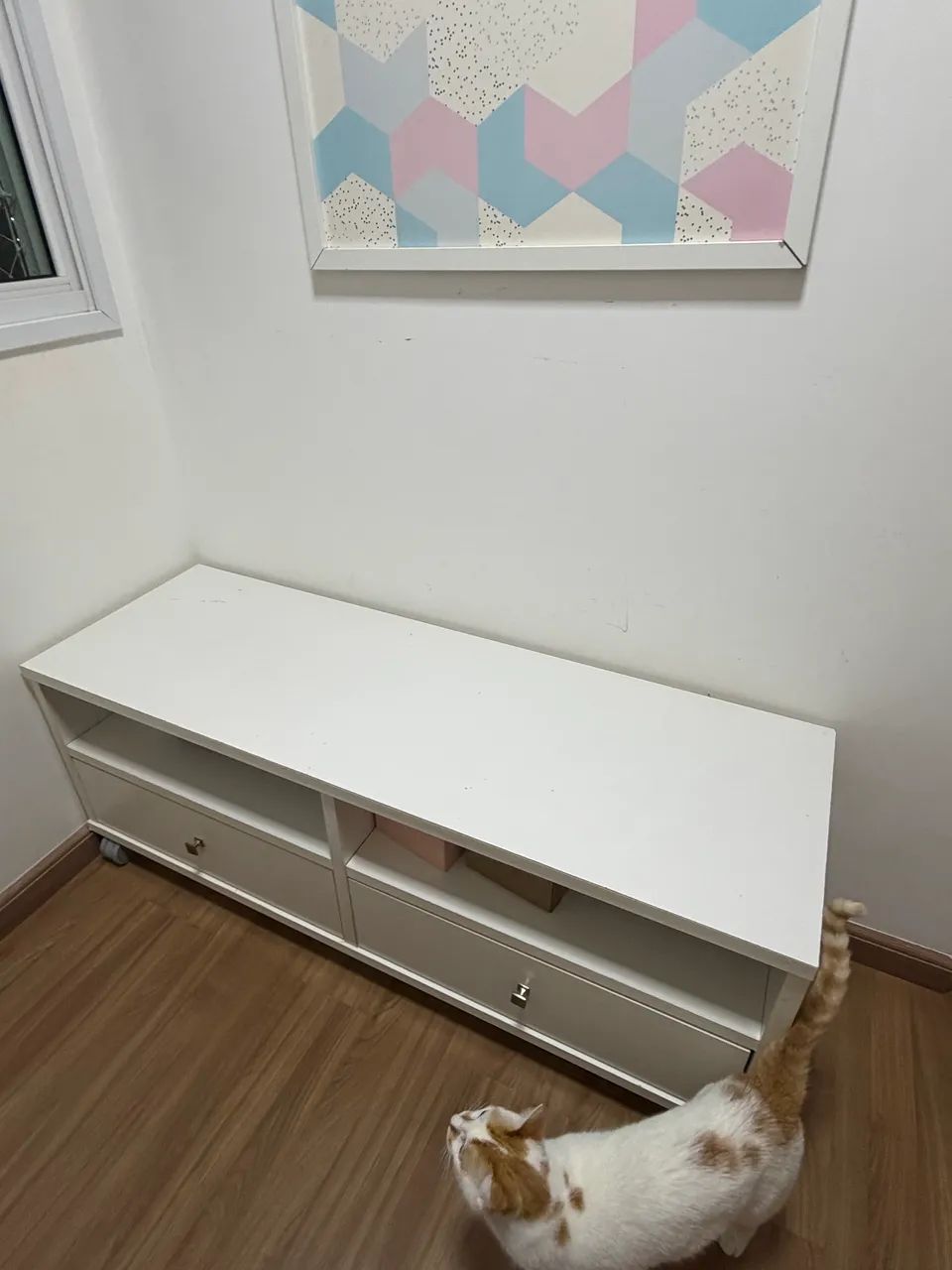 Rack Branco 2 gavetas Tok Stok - Foto 3