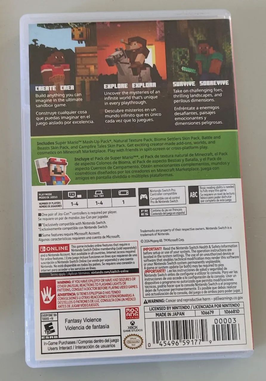 Minecraft Nintendo Switch  - Foto 2
