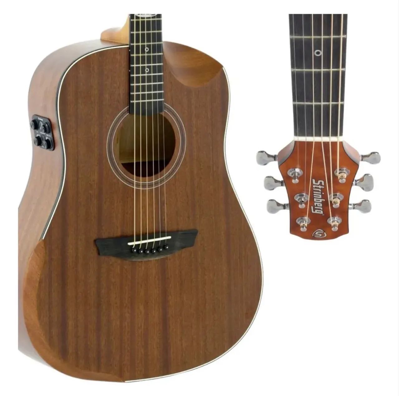 Violão Eletroacústico Strinberg Galaxy SD301 MGS 6 Cordas Mahogany Satin - Foto 3